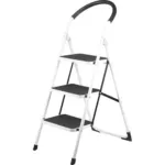 ESCADOTE 3 DEGRAUS AÇO 150KG STILKER