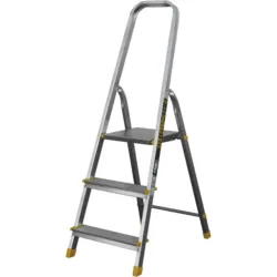 ESCADOTE 3 DEGRAUS ALUMÍNIO/AÇO 150KG STILKER