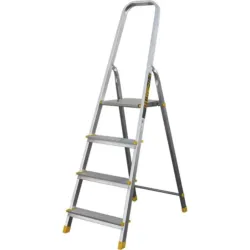 ESCADOTE 4 DEGRAUS ALUMÍNIO/AÇO 150KG STILKER