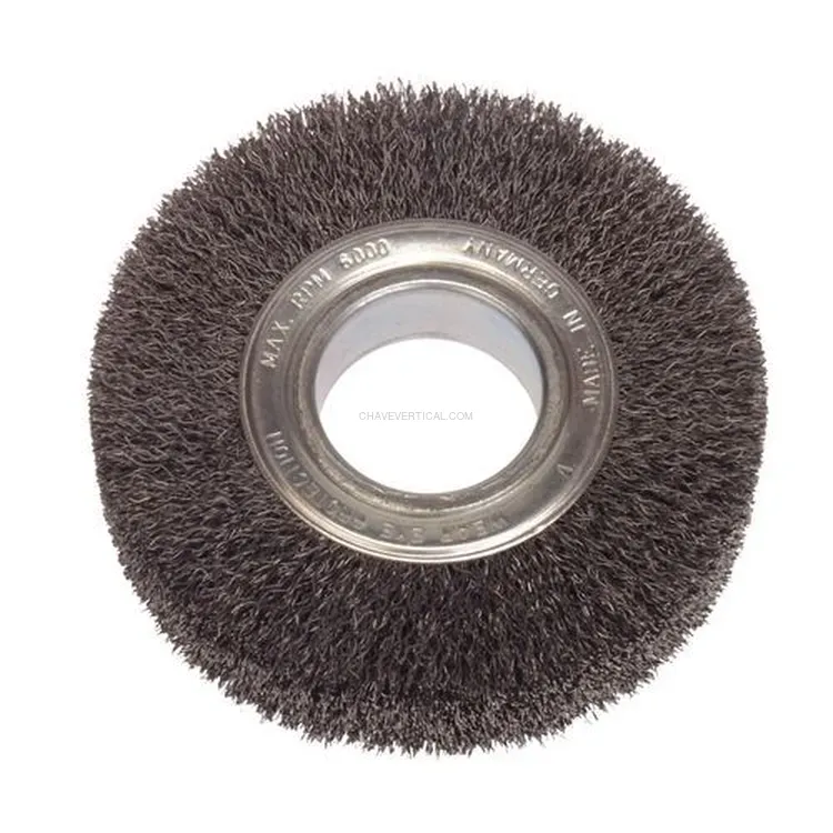 Escova Circular de Aço de Alta Resistência OPTIMUM 250x30x25 mm 0.50 mm