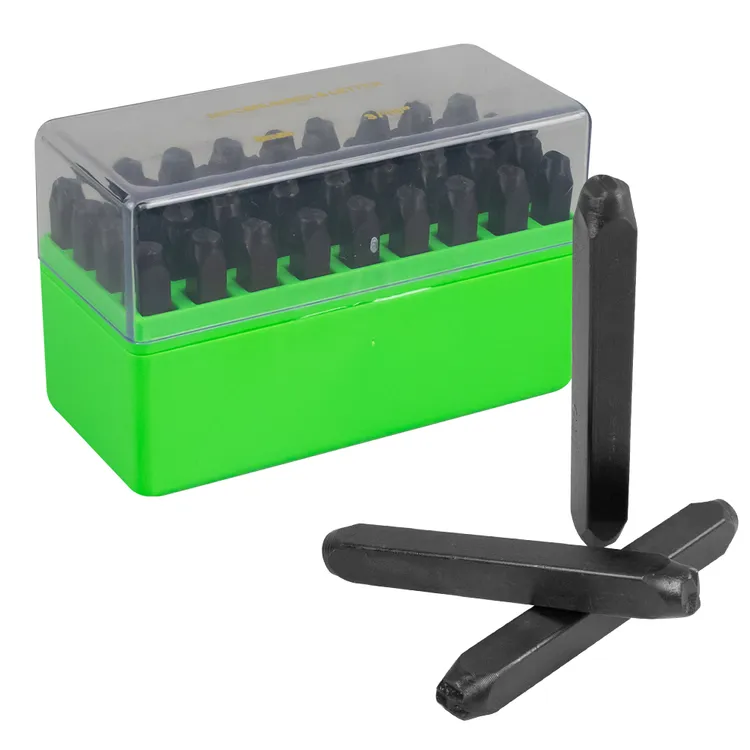 ESTAMPAGEM EM AÇO ALFABETO / NÚMEROS 5MM JBM