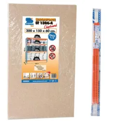 ESTANTE METÁLICA CHIPBOARD 2000X1500X600 AZUL/LARANJA