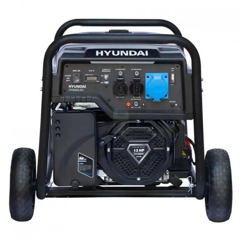 GERADOR A GASOLINA MONOFÁSICO 6,5 KW HY9100LEK HYUNDAI