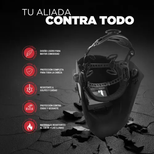 MÁSCARA SOLDADURA HELLMET R-10 SOLTER