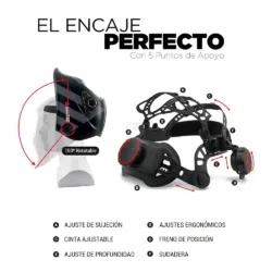 MÁSCARA SOLDADURA HELLMET R-10 SOLTER