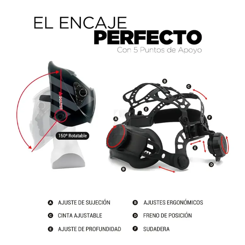 MÁSCARA SOLDADURA HELLMET R-10 SOLTER