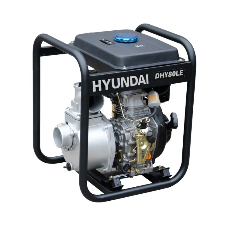 MOTOBOMBA DIESEL HYUNDAI DHY80LE PARA ÁGUAS LIMPAS