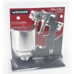 PISTOLA PINTAR COPO INFERIOR EM ALUMÍNIO 750ML 1.5MM MADER