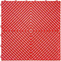 PLACAS DE CHÃO PVC 40X40CM VERMELHO (LOTE 6 PEÇAS)