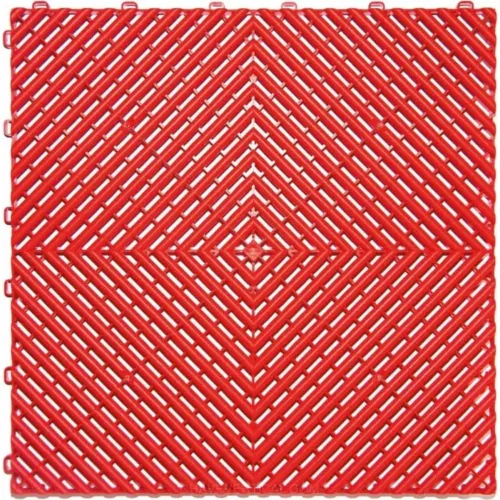 PLACAS DE CHÃO PVC 40X40CM VERMELHO (LOTE 6 PEÇAS)