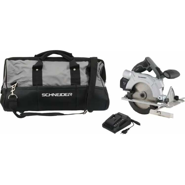 SERRA CIRCULAR 165MM 20V BATERIA 4AH SCHNEIDER