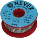 SOLDA ESTANHO ÁCIDO 100GR NEVEX