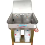 Tanque 2 em 1 c/ Cuba em Aço Inox RAVIOL TPPI780