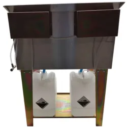 Tanque 2 em 1 c/ Cuba em Aço Inox RAVIOL TPPI780