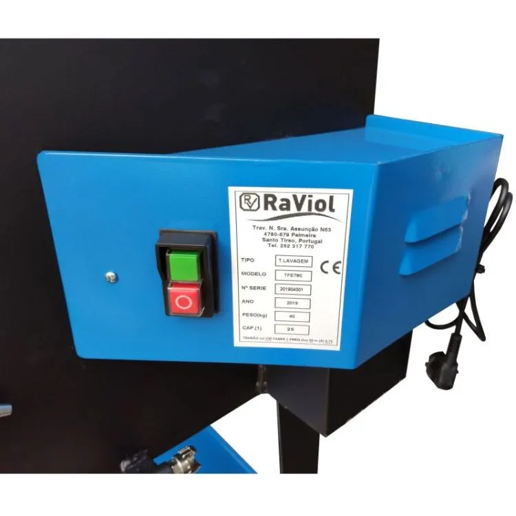 TANQUE DE LAVAGEM MEDIDA INTERIOR DA CUBA 25L C/ TAMPA