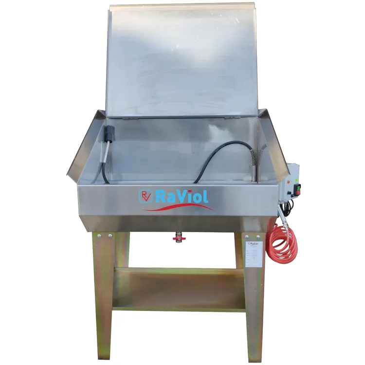 Tanque de Lavar Peças em Inox c/ Bomba Elétrica RAVIOL TLPIR780