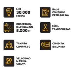 TORRE ILUMINAÇÃO LED LT1600-LED 5.2M KOMPAK