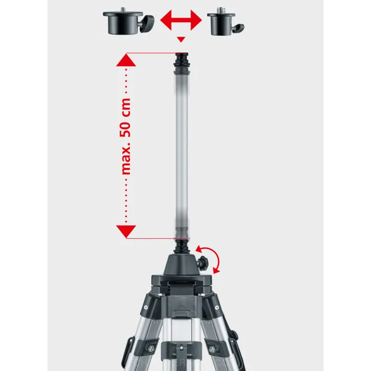 TRIPÉ COM MANIVELA 180CM LASERLINER