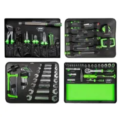 CAIXA DE FERRAMENTAS DE ALUMÍNIO 108PCS 1/2" JBM