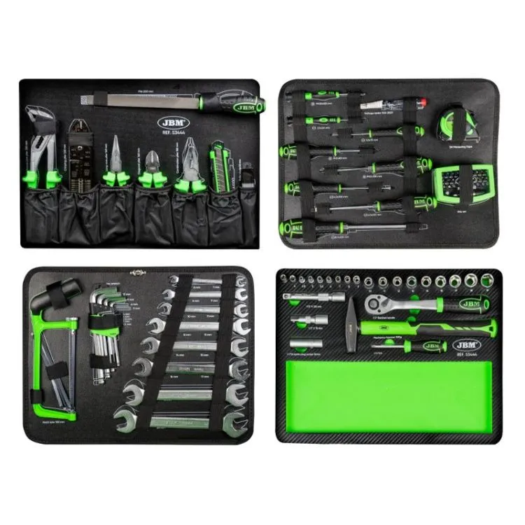 CAIXA DE FERRAMENTAS DE ALUMÍNIO 108PCS 1/2" JBM