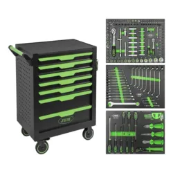 CARRO FERRAMENTAS 7 GAVETAS 154 PEÇAS JBM