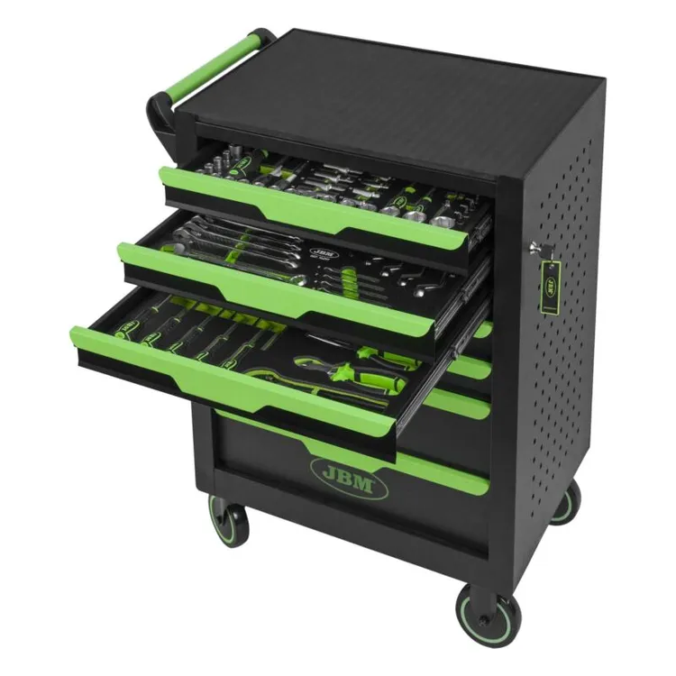 CARRO FERRAMENTAS 7 GAVETAS 154 PEÇAS JBM