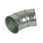 CURVA 45 ° CRAVADO EM AMBOS OS LADOS Ø 100MM HOLZSTAR