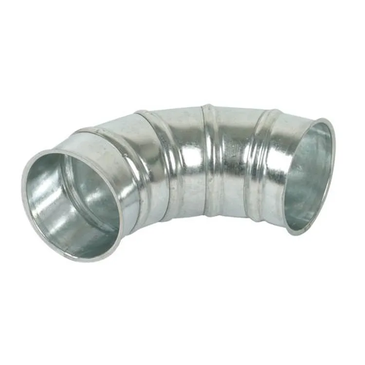 CURVA 90° GALVANIZADA FLANGEADA EM AMBOS OS LADOS Ø 100MM HOLZSTAR