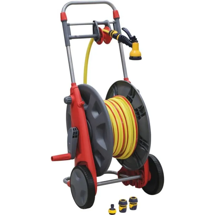 ENROLADOR MANGUEIRA 25M 15MM DRAKKAR