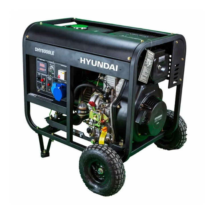 GERADOR DIESEL MONOFÁSICO DHY8500LEK HYUNDAI