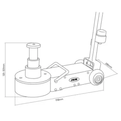 MACACO HIDROPNEUMÁTICO TELESCÓPICO 15-40T JBM