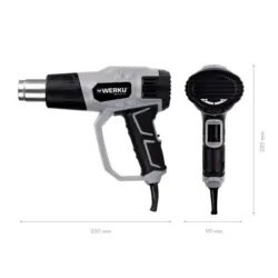 PISTOLA DE AR QUENTE 2000W WERKU