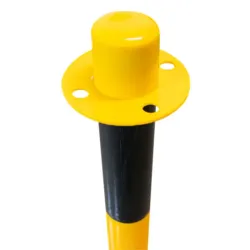 POSTE PVC BALIZAMENTO AMARELO/NEGRO JBM