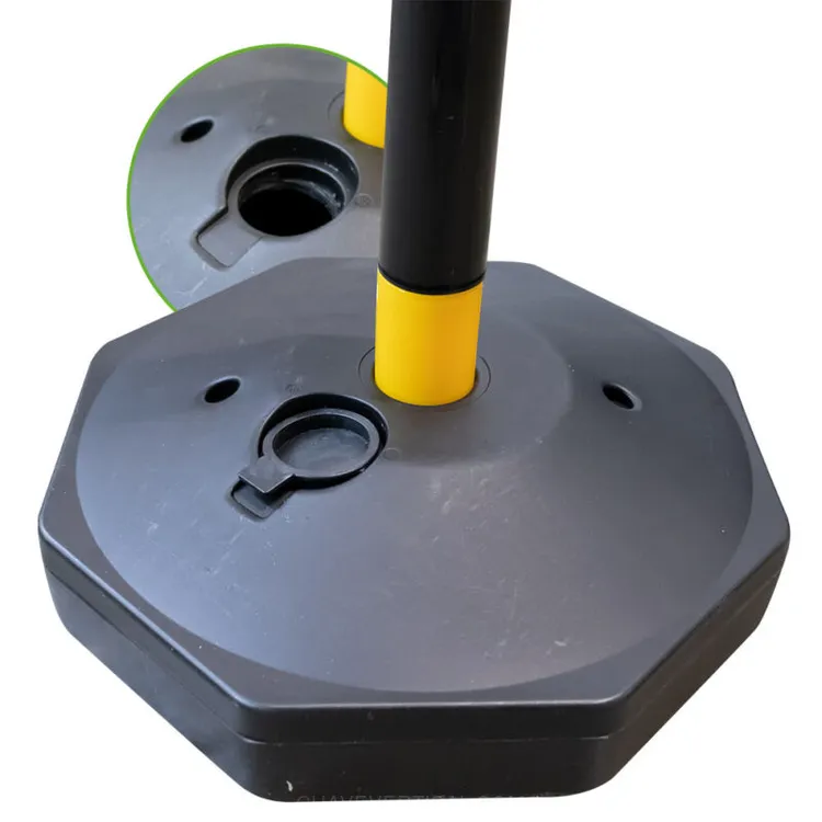 POSTE PVC BALIZAMENTO AMARELO/NEGRO JBM