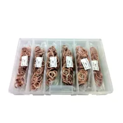 CAIXA DE ANILHAS DE COBRE PARA BUJÕES DO CÁRTER JBM