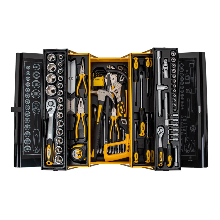 CAIXA METÁLICA COM FERRAMENTAS 89 PEÇAS VITO CAIXA METÁLICA COM FERRAMENTAS 89 PEÇAS VITO