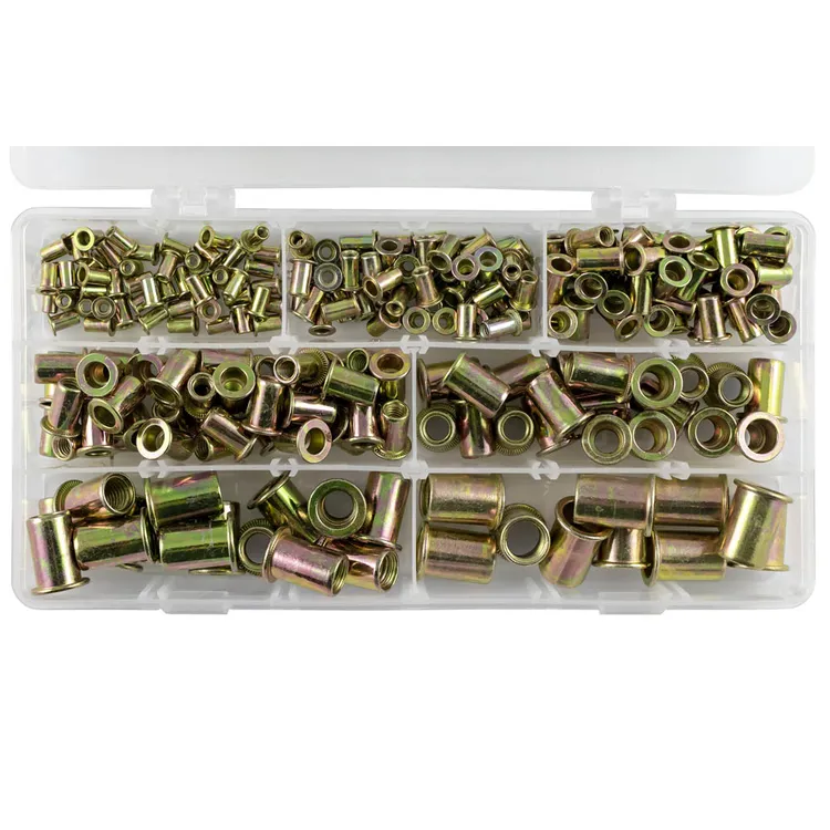 CAIXA PORCAS DE REBITES 225PCS JBM