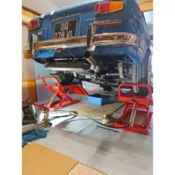 ELEVADOR DE TESOURA MÓVEL HIDRÁULICO 1,35T 450MM (PAR)