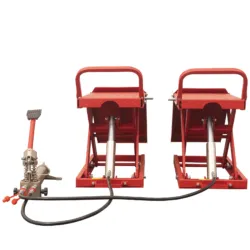 ELEVADOR DE TESOURA MÓVEL HIDRÁULICO 1,35T 450MM (PAR)