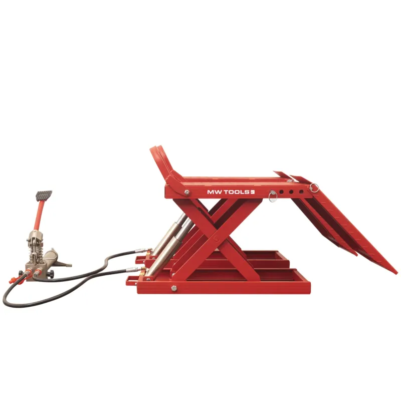 ELEVADOR DE TESOURA MÓVEL HIDRÁULICO 1,35T 450MM (PAR)