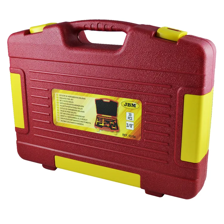 ESTOJO DE FERRAMENTAS ISOLADAS 20 PEÇAS DE 3/8" JBM