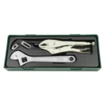 JOGO DE 2 ALICATES E CHAVE INGLESA JONNESWAY