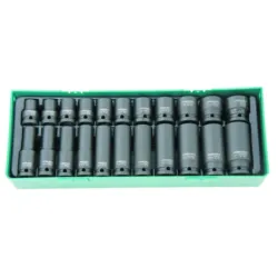 JOGO DE 22 CHAVES DE IMPACTO 1/2” JONNESWAY