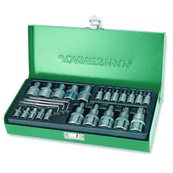 JOGO DE 25 BITS TORX DE 1/2” E 1/4“ JONNESWAY