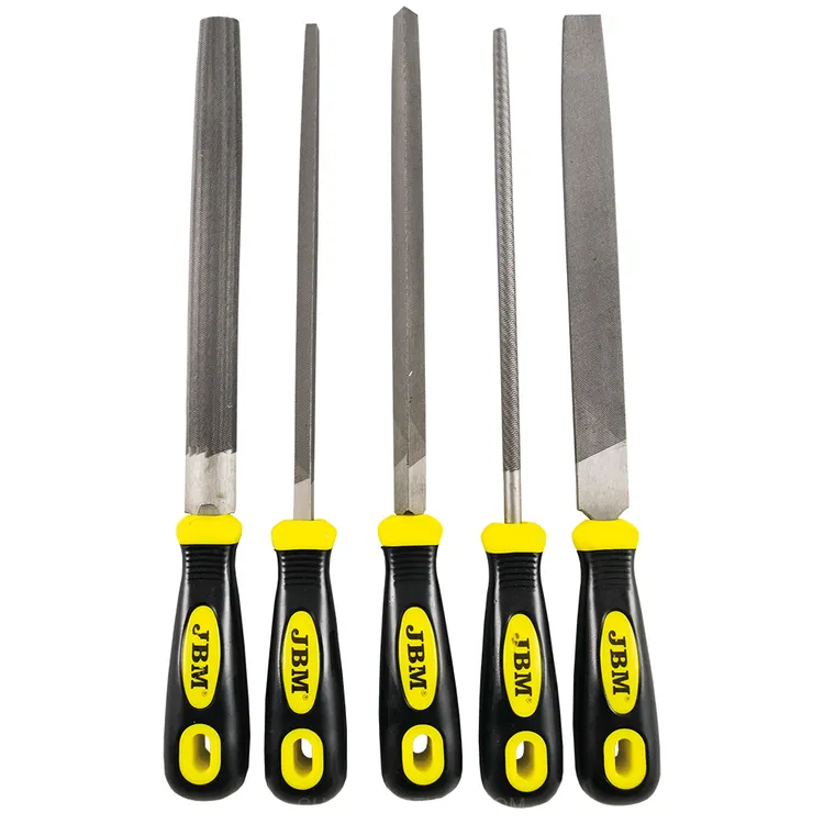 JOGO DE 5 LIMAS DE AÇO JBM