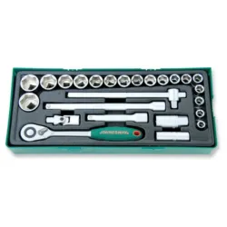 JOGO DE CHAVES DE CAIXA COM 25 PEÇAS DE 1/2” JONNESWAY