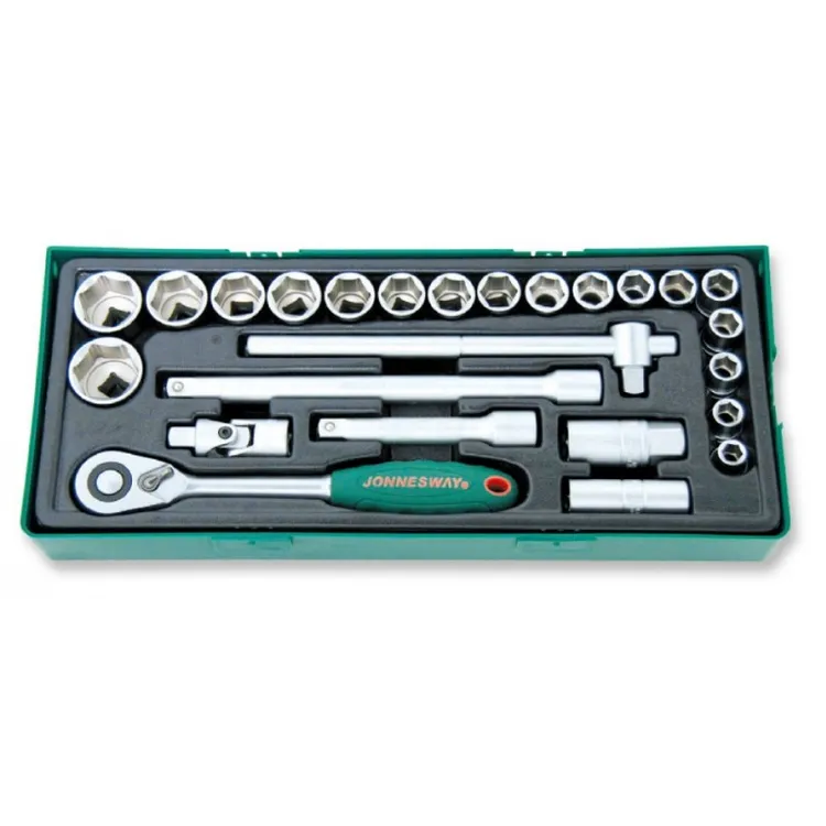 JOGO DE CHAVES DE CAIXA COM 25 PEÇAS DE 1/2” JONNESWAY