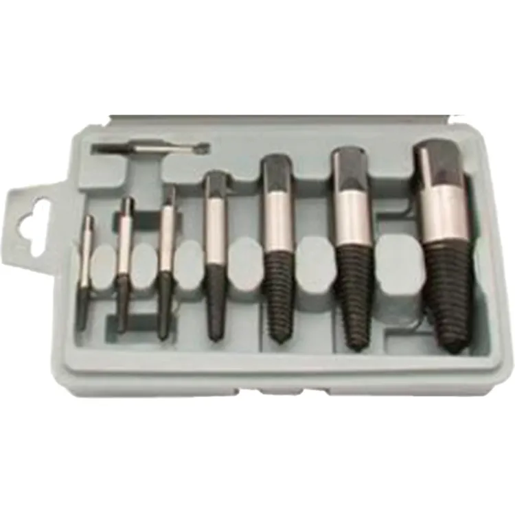 JOGO EXTRACTORES DE PARAFUSOS PARTIDOS 8 PÇS TOOLHUB