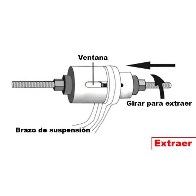 KIT UNIVERSAL PARA INSTALAR/EXTRAIR SILENTBLOCKS TOOLHUB