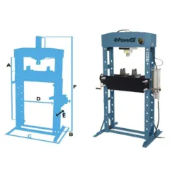 PRENSAS HIDRO-PNEUMÁTICAS PPSP50 POWERED